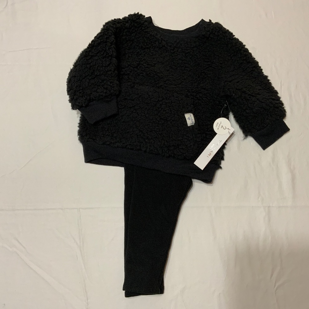Tahari Baby sweatshirt w/ Cat & Jack leggings, 18 months
